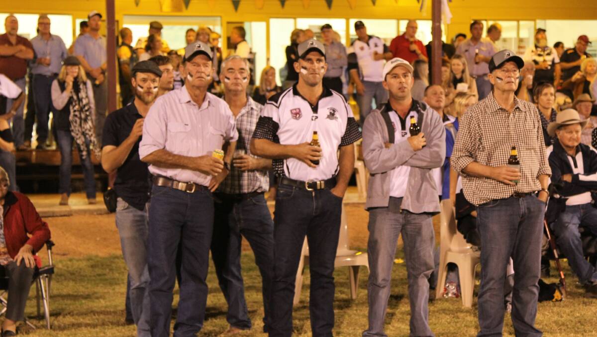 Spectator participation is a big factor in rugby league games in western Queensland.