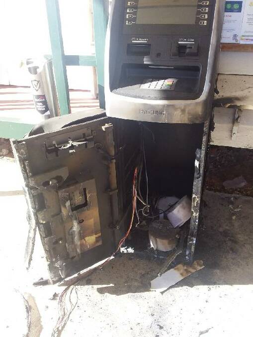 The ATM that was destroyed in Alpha in September.