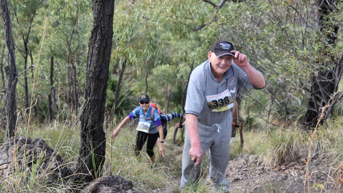 Even 82-year-old Spike was able to tackle the course. Picture: Trina Patterson