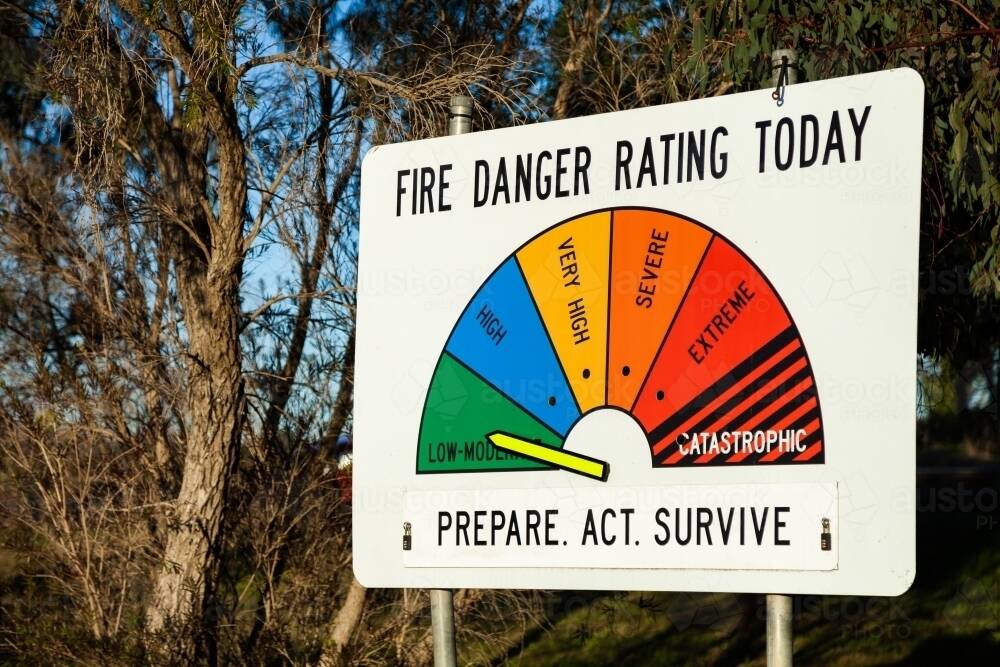 Fire danger signs like these will be updated, if they can be located.