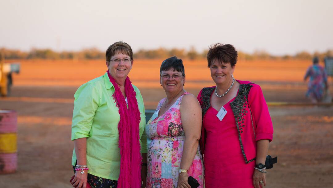 Around 160 women from three states kicked up their heels at the Eromanga racetrack on the weekend for the fourth annual Channel Country Ladies Day, pampering themselves and recharging their batteries.
