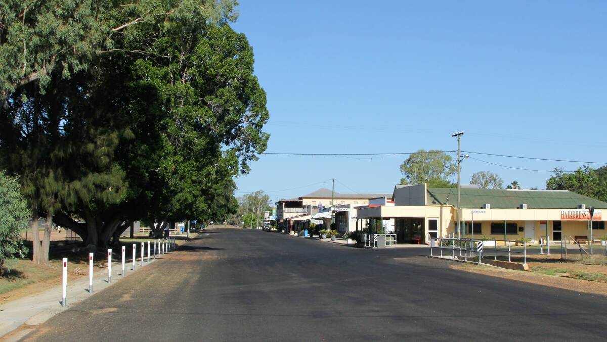 Alpha's main street. Sergeant Smith hopes the initiative will develop tourism attractions.