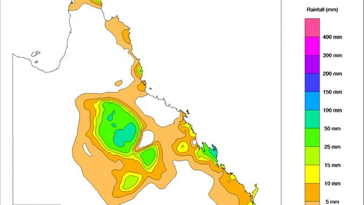 While coastal Queensland was on the alert for big rain over Easter, parts of north west and central Queensland received an unexpected bonus on Saturday, April 3.