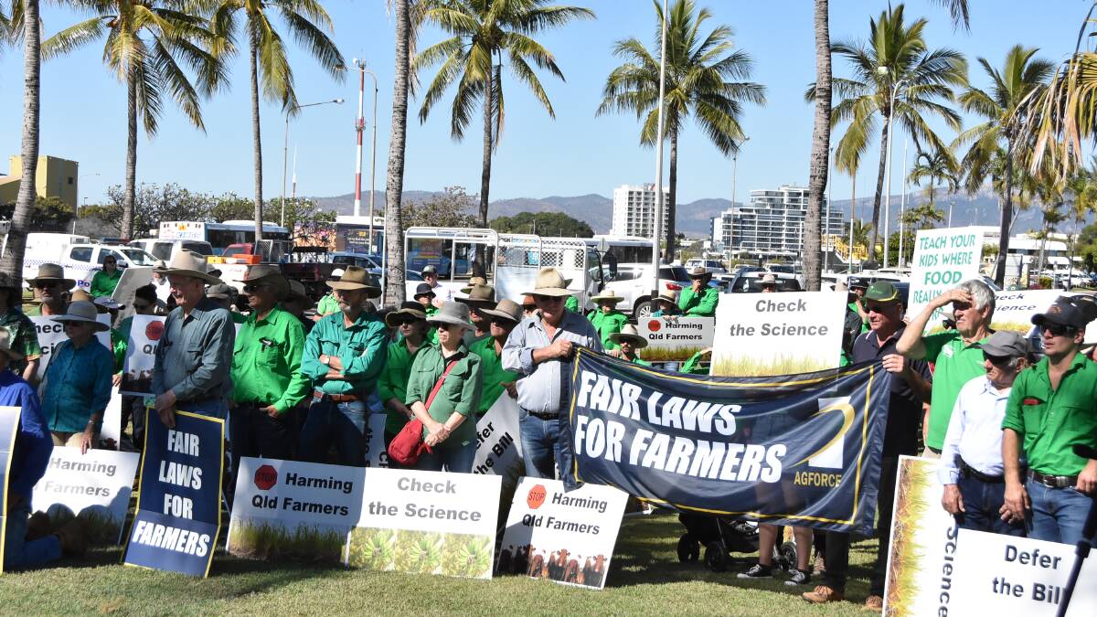 Controversial Great Barrier Reef legislation is being debated by the Queensland parliament less than two weeks after it wasn't ready for debate before an audience of growers in Townsville. Picture - Jessica Johnston.
