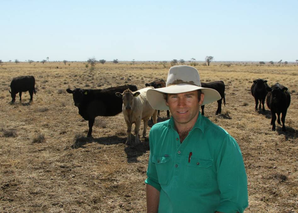 The marketability of Angus cattle is key for Andrew Hacker, who runs a sheep and cattle enterprise at Hazelwood, west of Isisford.