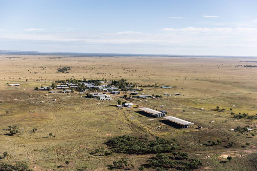 An aerial view of the former Longreach Pastoral College. Picture: Supplied
