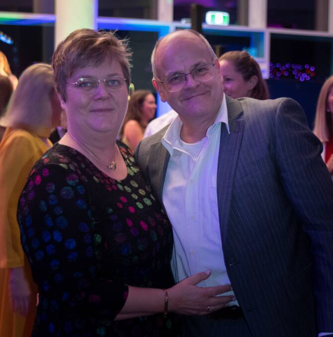 Dr Ulrich Orda, pictured with wife Sabine, at the RDAQ awards ceremony, where Dr Orda received one of the organisation's highest honours.