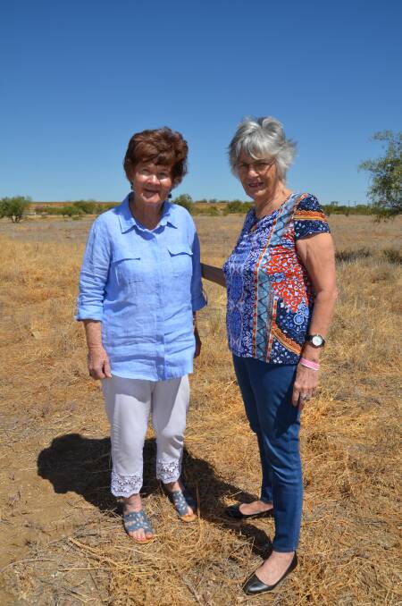The QCWA leadership team, Jan Street and Joy Coulson, pictured at Longreach. Photo - Col Jackson.