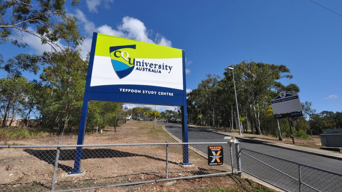 The CQUniversity study centre at Yeppoon is one of three to close as part of a cost-saving measure.