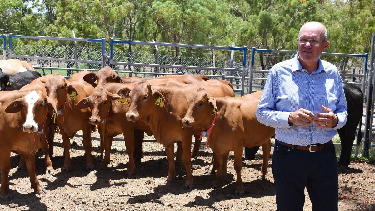 US Professor Ken Tate was in Rockhampton to talk about water quality on grazing land.