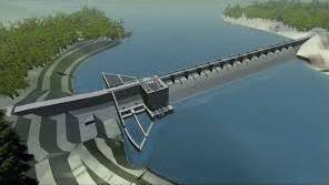 An artist's impression of the $352 million Rookwood Weir.