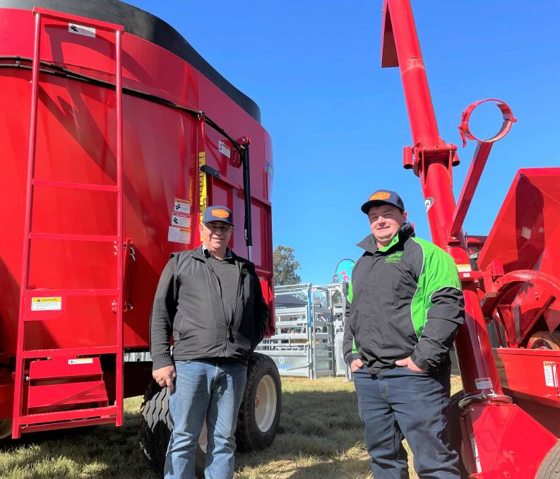 FIRST RATE: Eastern Spreaders' Stephen Freeman and Rodney Sitters are happy to help anytime.