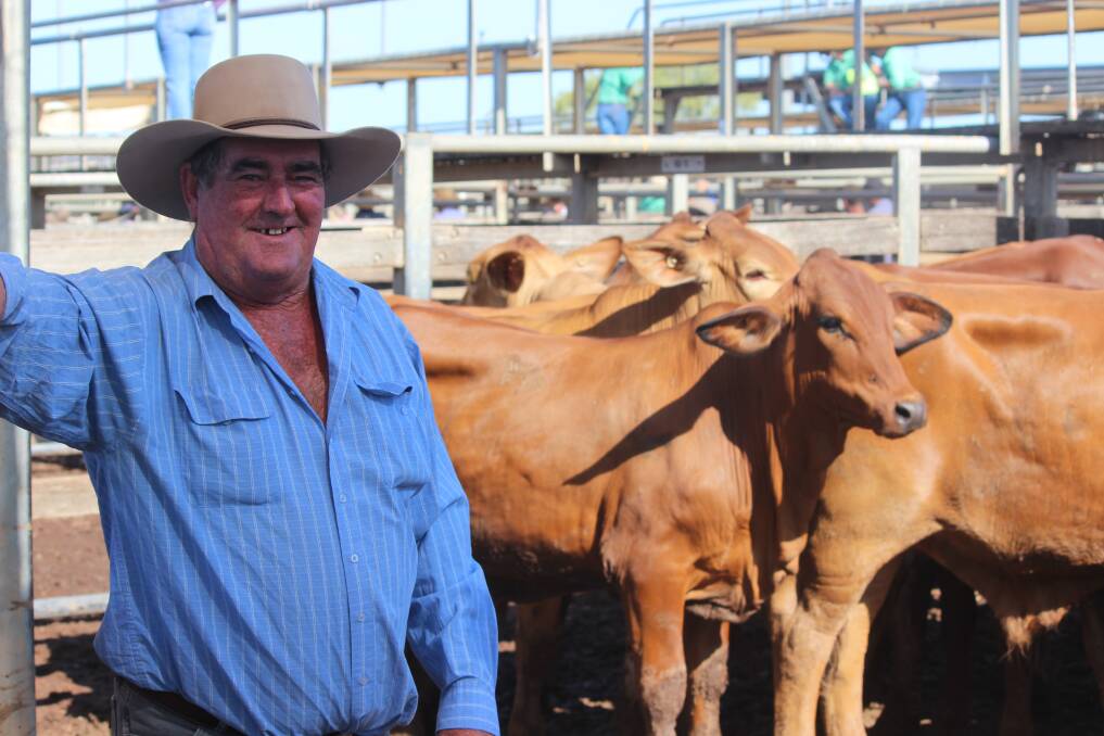 Ross Becker, Old Bogandilla, Dulacca, Qld sold steers at the Roma Store Sale on Tuesday. 