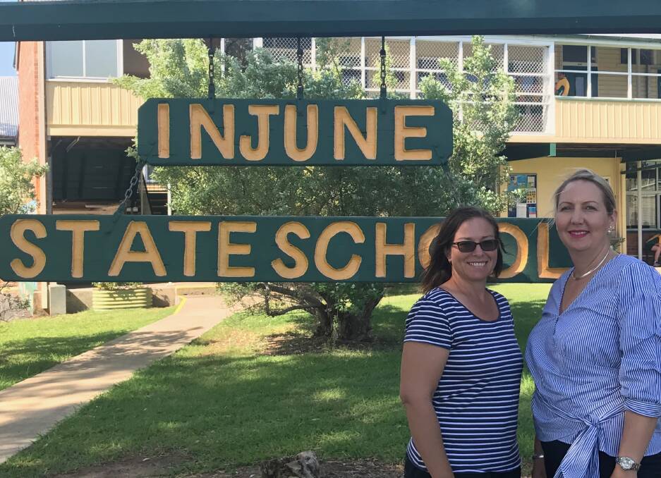 Injune P-10 State School P&C representatives, President Leah Scott and Vice-President Amy Greenwood are part of the sub committee who are organising the Beef in the Buffel Ball. 