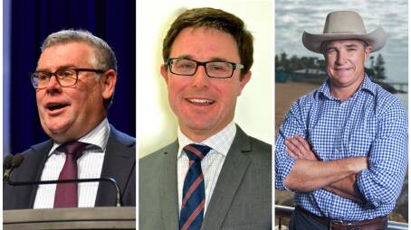 Federal Agriculture Minister Murray Watt, Nationals leader David Littleproud and Katter's Australian Party leader Rob Katter have weighed in on the threat of FMD. 