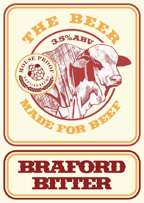 The Braford Bitter logo which was shared on the breed's Facebook page during the week. 