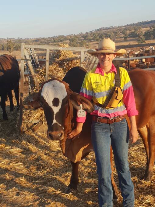 Gunnee Feedlot livestock supervisor Brooke
Flanagan, Delungra, NSW.