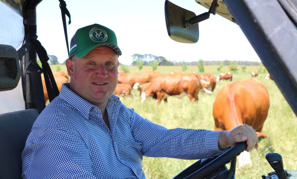 OPPORTUNITIES: Simmental Australia president Stuart Moeck says the breed is in a good position for growth, with the industry set to focus on kilograms pec hectare.