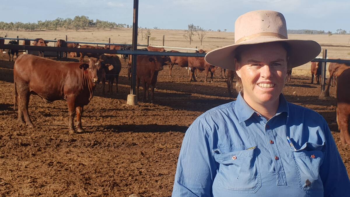 Fiona McDiarmid is the feedlot manager at Terence Vale Feedlot, Theodore.