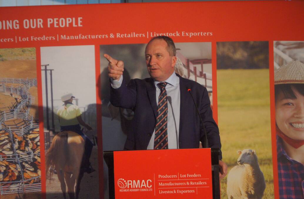 Federal Agriculture and Water Resources Minister Barnaby Joyce anxious about the Regional Investment Corporation's future.