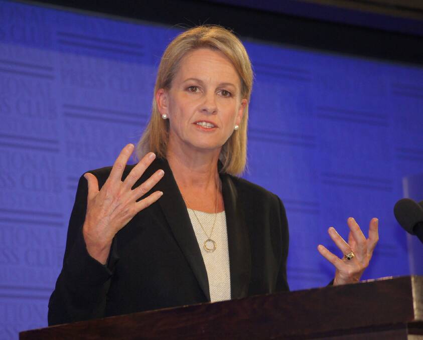 NATIONALS Deputy Leader Fiona Nash speaking today at the National Press Club in Canberra.