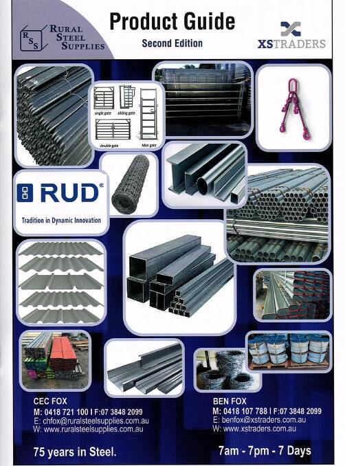 ADVICE: The 100-page booklet from Rural Steel Supplies featuring product descriptions and advice on the best products for particular situations. 