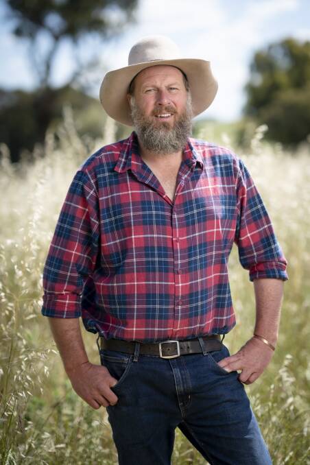 HONEST: The straight-shooting Farmer Rob, who labelled the show something of a "bizarre concept". 