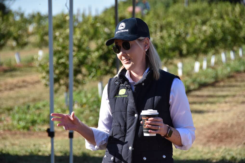 John Deere Australia and New Zealand production systems manager, Stephanie Gersekowski, says the company's focus on the 5ML series is showing its deeper dive into the horticulture sector. Picture by Ashley Walmsley