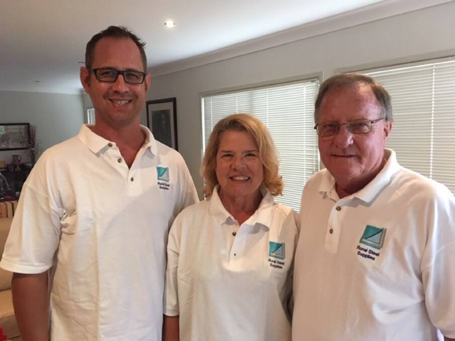 KNOW-HOW: Ben, Debbie and Cec Fox, Rural Steel Supplies, Brisbane have more than 75 years combined experience in servicing the rural industry.