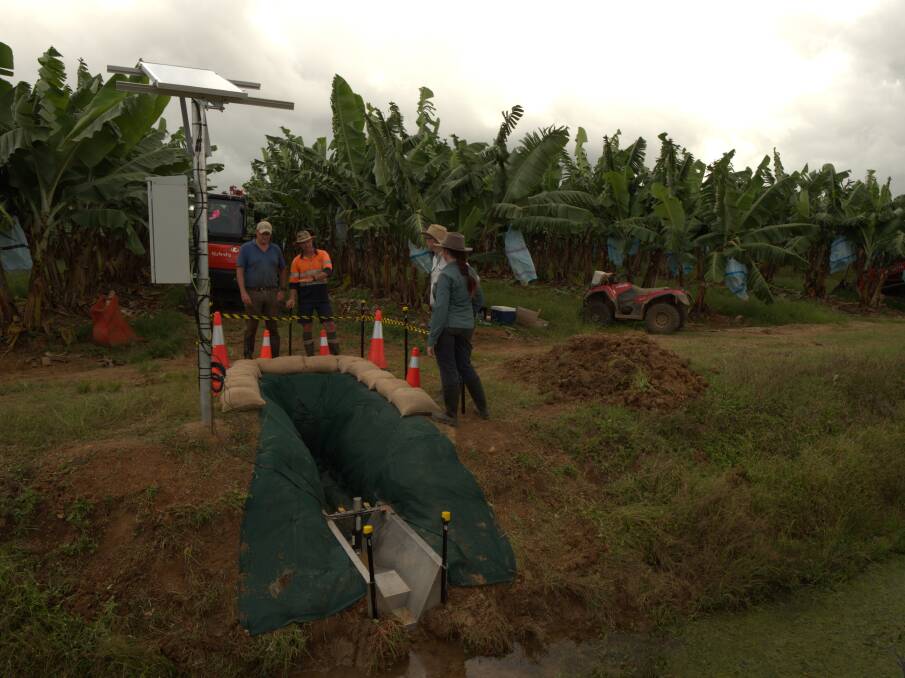 Monitoring farm run-off has been an ongoing area of interest for Bartle Frere Bananas. Picture supplied