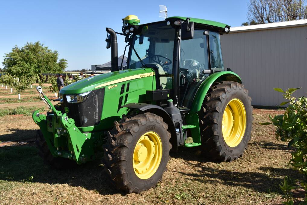 John Deere's 5130ML low profile utility tractor is a sign of the company's investment into the high value crops sector. Picture by Ashley Walmsley