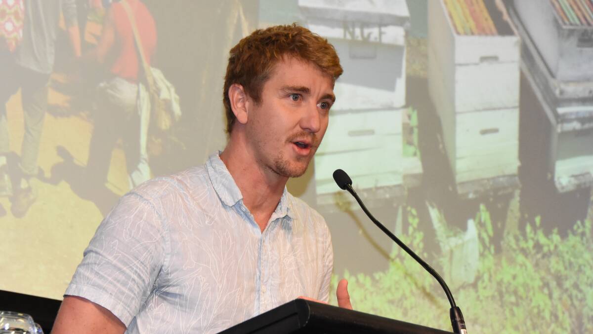 Southern Cross University lecturer and project leader at Bees for Sustainable Livelihoods, Dr Cooper Schouten. Picture by Ashley Walmsley