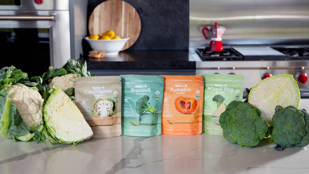 The range of Nutri V powders now available at Coles Victoria stores. Picture supplied