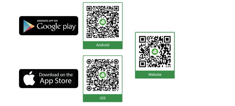 AVAILABLE: The VitiCanopy app can be downloaded by scanning the relevant QR code, or visiting the website. 