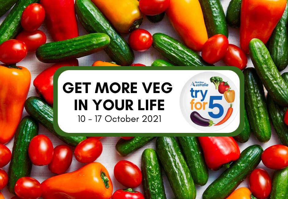 LIFT: Nutrition Australia's National Nutrition Week this week is encouraging consumers to get more vegetables in their diets. 