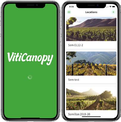 ON HAND: VitiCanopy provides grapegrowers the opportunity to assess their vines through a mobile phone. 
