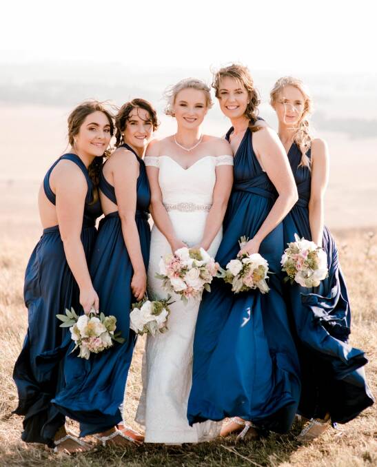 Kiara Godfrey, Tayla Mcabe, Ashleigh Smith, Grace Morton, and Katie Smith all looking stunning. Picture: Kaitlin Maree Photography