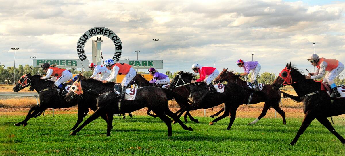 Emerald Jockey Club will receive $220,000 for a running rail upgrade, new swab stall/plant shed and irrigation upgrade in the second round of funding of the four-year, $70.4 million Country Racing Support Package. Picture: Racing Queensland
