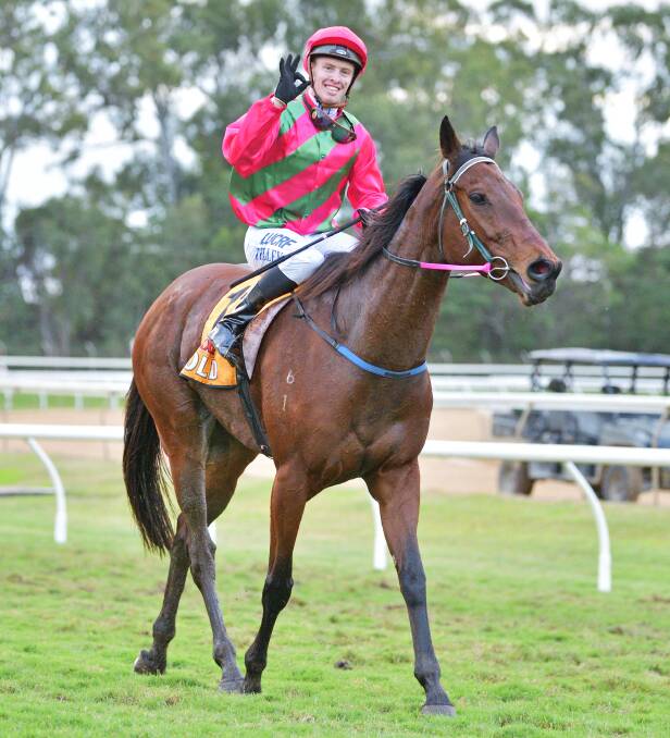 Mamselle Corday managed an all-the-way win in the Centenary Rockhampton Cup for trainer Tony McMahon. Picture - Taron Clarke/Return To Scale