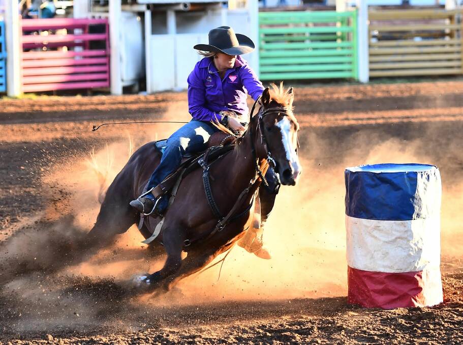 Central Queensland cowgirl Jaimi Downing. Picture: Dave Ethell 