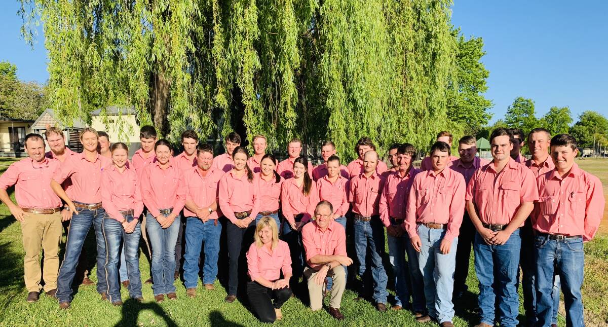 Elders Livestock trainees for 2018 with departing National Livestock Manager Chris Howie (front/centre).