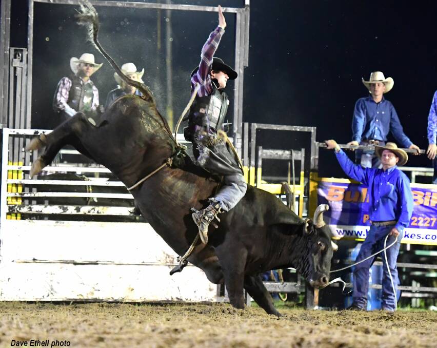 Bailey Woodard will compete at his first 2021 rodeo at Biloela on May 15.