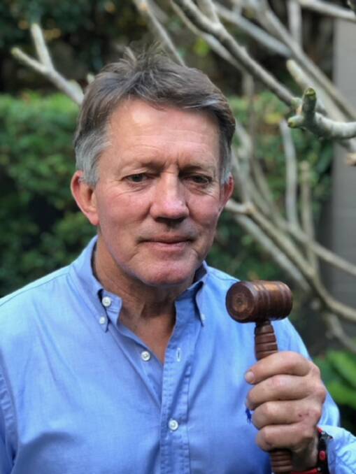 'Man about town' Andrew Adcock is taking his beloved gavel on a rural property study tour to France later this month.
