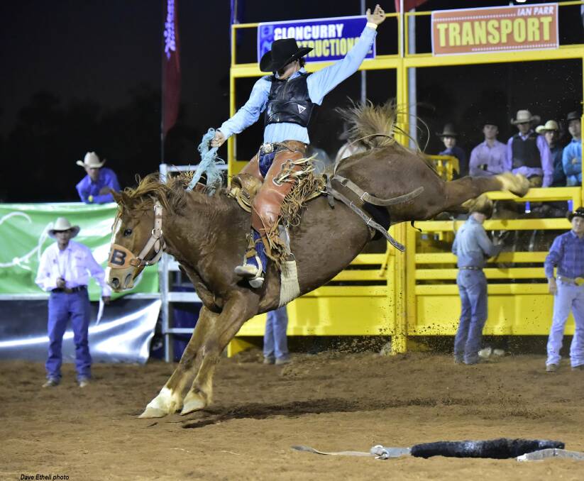 ON THE ROAD: Mitchell cowboy Greg Hamilton will be at the Hay Night Rodeo in NSW on Saturday. Picture: Dave Ethell 