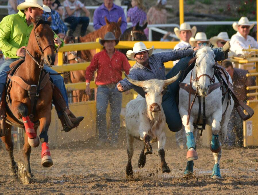 ONE TO WATCH: Clay Bush will be one of the favourites in timed events at the Young Rodeo on Saturday.  Picture: Mike Kenyon.