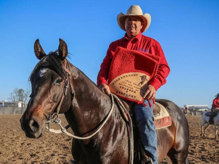 Devastation: Peter Gesler, Donell Park Stud, Greymare near Warwick, was killed in a plane crash on Saturday. Mr Gesler was a highly respected horseman in campdrafting circles and involved in the Warwick Rodeo and Campdraft. Picture: supplied