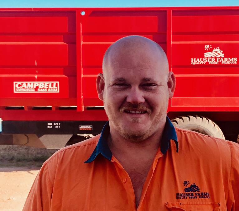 Lachlan Hauser's family are now the second biggest potato growers in south-east Queensland having increased their plantings from 49ha eight years ago to 130ha planted this season.