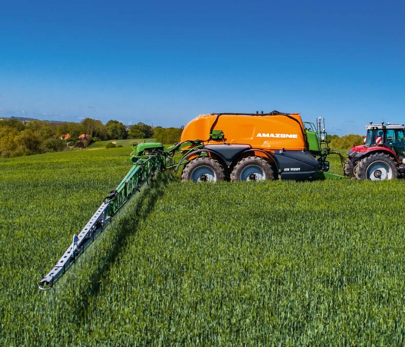SMART SPRAYER: Claas says its new Amazone UX11201 sprayer can be equipped with many smart technology options. 