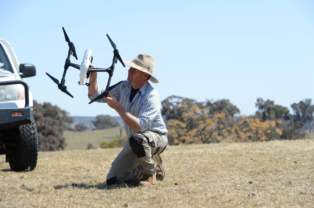 PRACTICE MAKES PERFECT: Drone instructor, Ben Watts, Bralca, Molong, says first-time buyers of drones need to spend plenty of time learning to fly the machines properly before using them for serious work. 