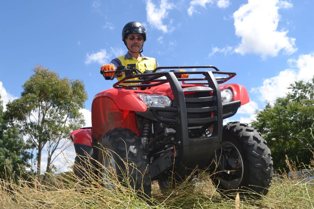 WEAR A BLOODY HELMET!: Many farmers and rural workers still don't wear helmets when riding quad bikes and side-by-sides. 